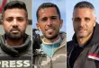 الصحفيون الثلاثة الذين استشهدوا بقصف إسرائيلي على منطقة نتساريم جنوبي مدينة غزة