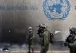 الاحتلال أمام مركز الأونروا في غزة