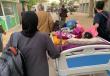 مريض في إحدى المستشفيات في غزة