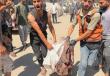 انتشال شهيد من الاستهداف