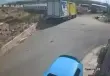 نجاة سائق شاحنة من حادث مروع بالضفة