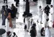 أمطار غزيرة تهطل على الحرم المكي