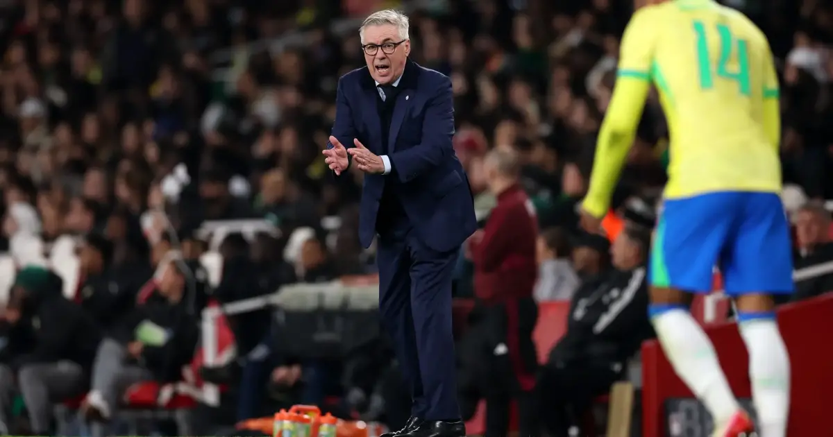 فلسطين – البرازيل تخطط لمفاجأة أنشيلوتي قبل كأس العالم