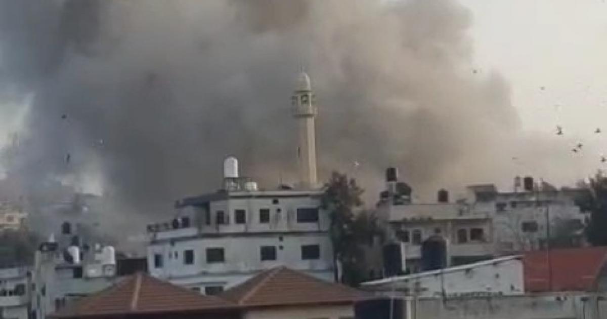 فلسطين – الاحتلال يقصف منزل الشهيد رأفت دواسة في السيلة الحارثية بجنين