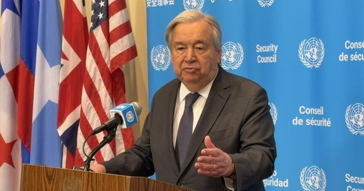 فلسطين – غوتيريش يدعو إلى استئناف “مفاوضات جادة” بين طهران وواشنطن