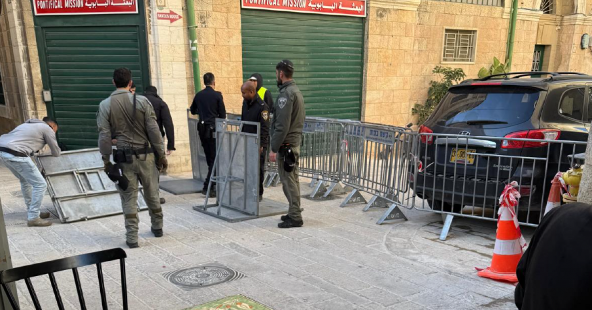 فلسطين – الاحتلال يحول مدينة القدس إلى ثكنة عسكرية تزامنا مع إحياء ذكرى سبت النور