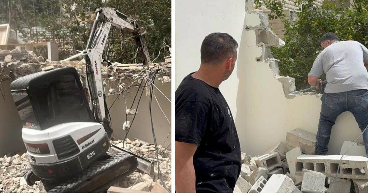 فلسطين – الاحتلال يجبر مواطنين مقدسيين على هدم منزليهما في حي الصوانة فلسطين – الاحتلال يجبر مواطنين مقدسيين على هدم منزليهما في حي الصوانة