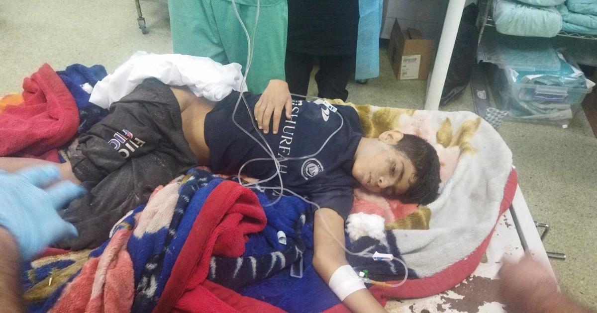 فلسطين – أصيب طفل بالرصاص المعدني خلال اقتحام الاحتلال بلدة بني نعيم