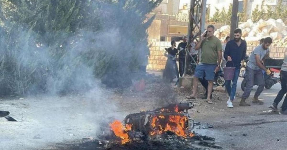 فلسطين – في أول خرق للهدنة.. شهيد باستهداف دراجة ومركبة جنوب لبنان فلسطين – في أول خرق للهدنة.. شهيد باستهداف دراجة ومركبة جنوب لبنان