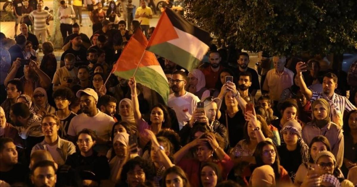فلسطين – مسيرة بتونس للمطالبة بالإفراج عن نشطاء “أسطول الصمود” وتجريم التطبيع