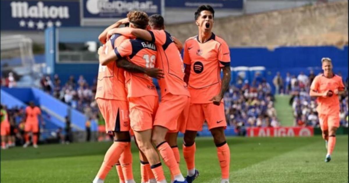 فلسطين – برشلونة أصبح على بعد خطوة من التتويج باللقب بعد فوزه على خيتافي فلسطين – برشلونة أصبح على بعد خطوة من التتويج باللقب بعد فوزه على خيتافي