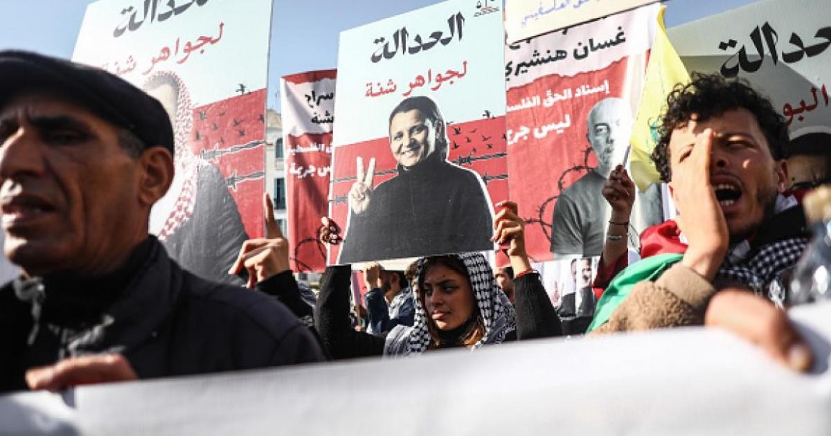 فلسطين – تونس: إطلاق سراح الناشطة في “أسطول الصمود” لكسر الحصار عن غزة “جواهر شناعة”