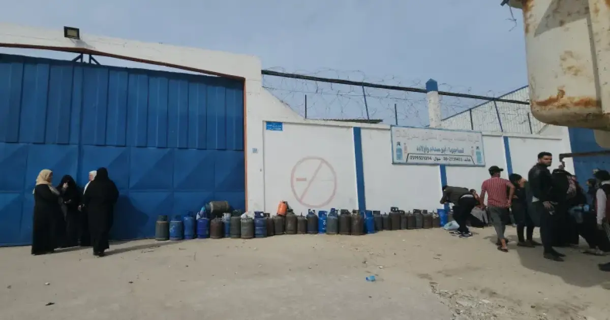 فلسطين – هيئة البترول بغزة تعلن دخول 5 شاحنات غاز