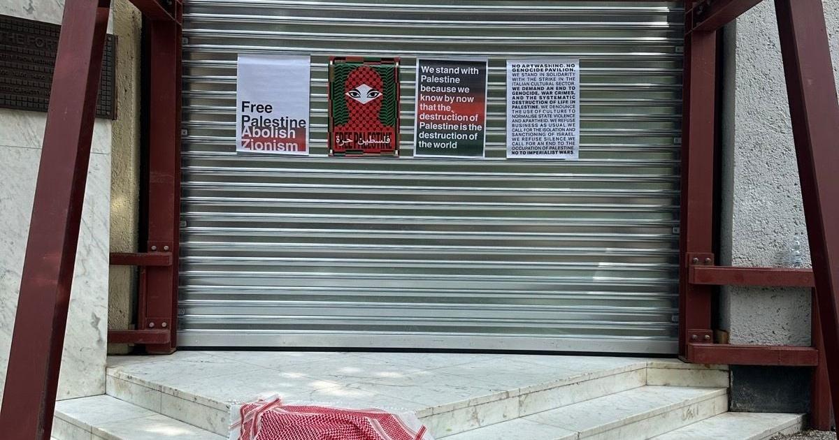 إضراب ثقافي واسع النطاق تضامناً مع فلسطين وتعطيل افتتاح المعرض الدولي للفنون