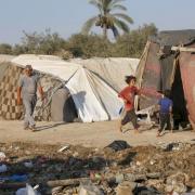 خيام النازحين غزة
