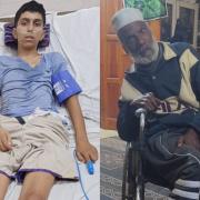 المسن محمد توفيق عايدية و الفتى محمد نبيل عبد السلام علي