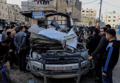استهداف مركبة تتبع للشرطة بغزة