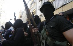 مقاومون فلسطينيون