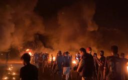 فعالية إرباك ليلي شرق غزة