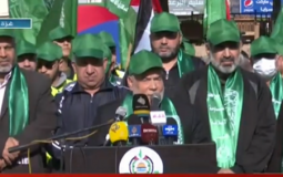 جانب من المؤتمر الصحفي لحملة العمل التطوعي