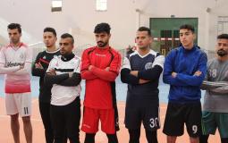 جانب من تدريبات منتخب الخماسي