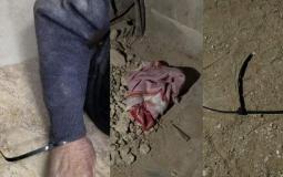 صورة من مكان استشهاد المسن عمر أبو أسعد