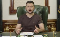 الرئيس الأوكراني فلاديمير زيلينسكي