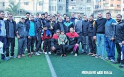 جانب من تتويج اليرموك باللقب