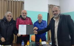 جانب من تكريم المدربين