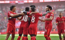 فرحة لاعبي ليفربول بالفوز