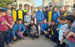 جانب من تتويج شهداء الشاطئ