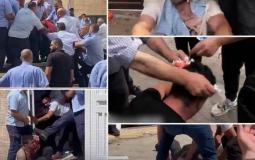 اعتداء أمن جامعة النجاح على الطلبة