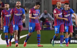 لاعبو برشلونة