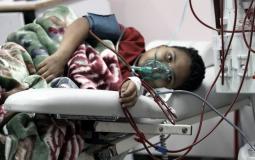 طفل فلسطيني في مستشفى في الضفة الغربية المحتلة - أرشيفية -