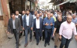 الدكتور فتحي حماد يزور مخيم برج البراجنة