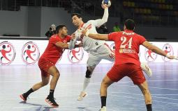 جانب من مباراة الطرفين