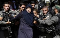 اعتقال قوات الاحتلال فتاة من القدس - أرشيفية -
