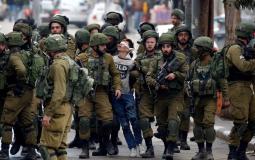 اعتقال طفل فلسطيني في الضفة