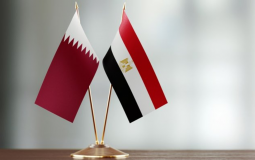 علم مصر وعلم قطر