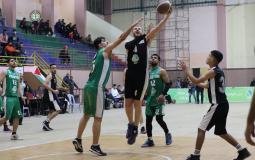 جانب من أحد مباريات دوري السلة