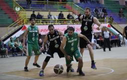 جانب من أحد مباريات دوري السلة