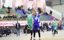 جانب من أحد مباريات دوري السلة