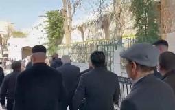 مغادرة السفير الأردني غسان المجالي للمسجد الأقصى بعد رفضه انتظار الإذن الإسرائيلي لزيارة الحرم القدسي