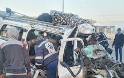 وفيات من قطاع غزة بحادث سير في مصر