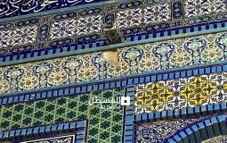 تسرب مياه إلى مصليات المسجد الأقصى وانهيار بلاط على أبوابه