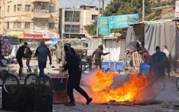 مواجهات مع قوات الاحتلال خلال اقتحام نابلس-أرشيف