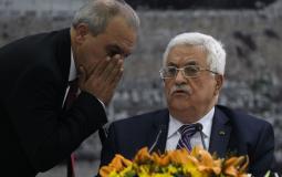 محمود عباس وماجد فرج