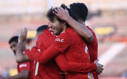 فرحة لاعبي الأهلي بالفوز