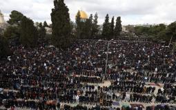 صلاة الجمعة في المسجد الأقصى المبارك