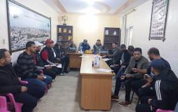 جانب من اجتماع لجنة البطولة